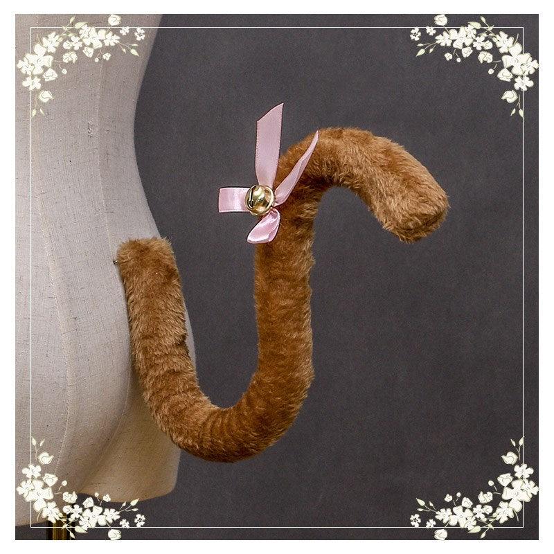 Cat Tail with Bell Ribbon