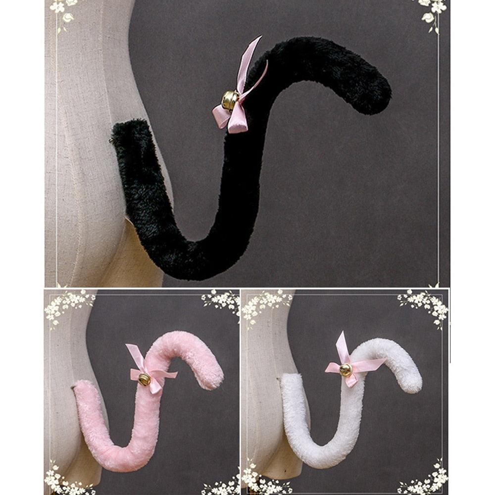 Cat Tail with Bell Ribbon