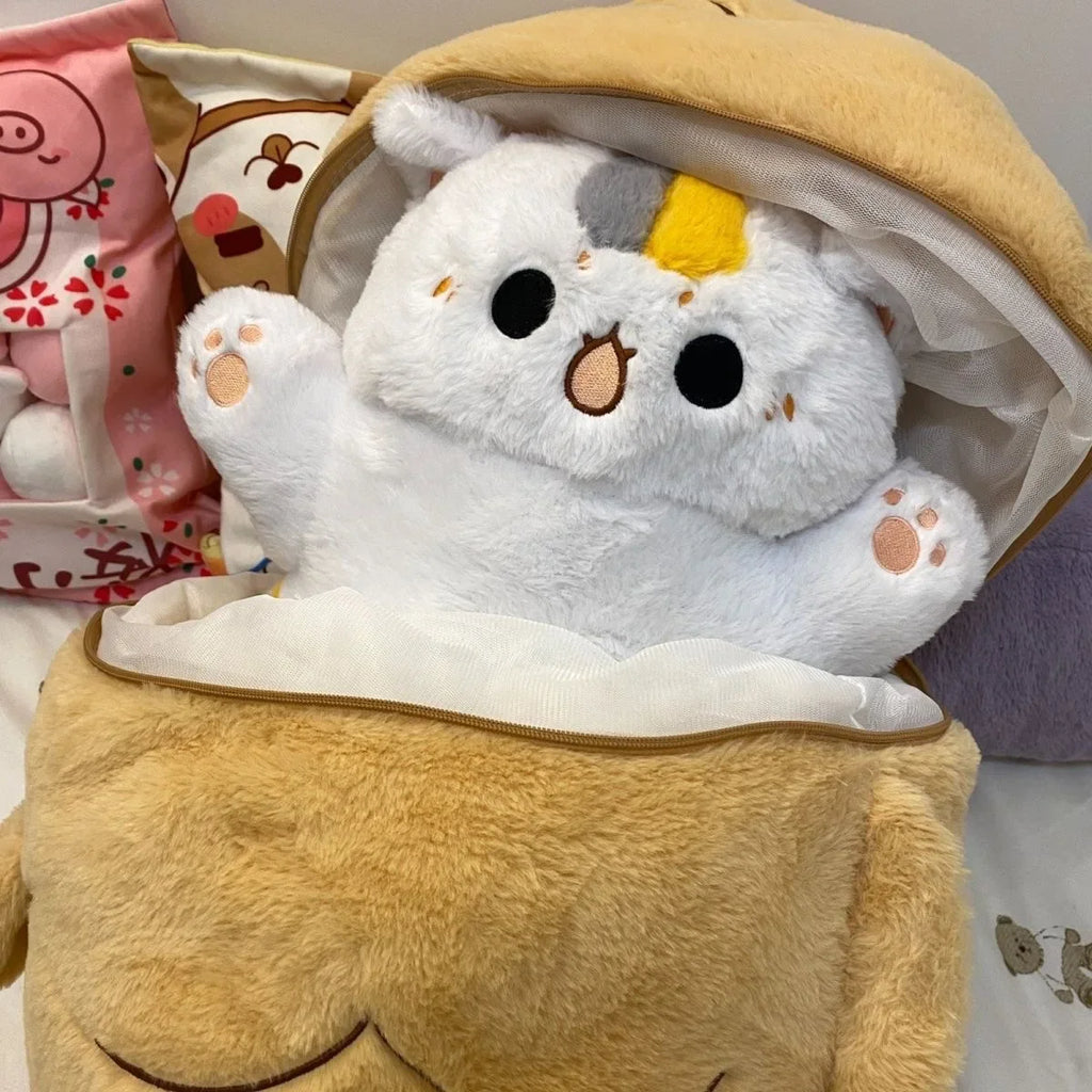 Cat Taiyaki Fish Plush