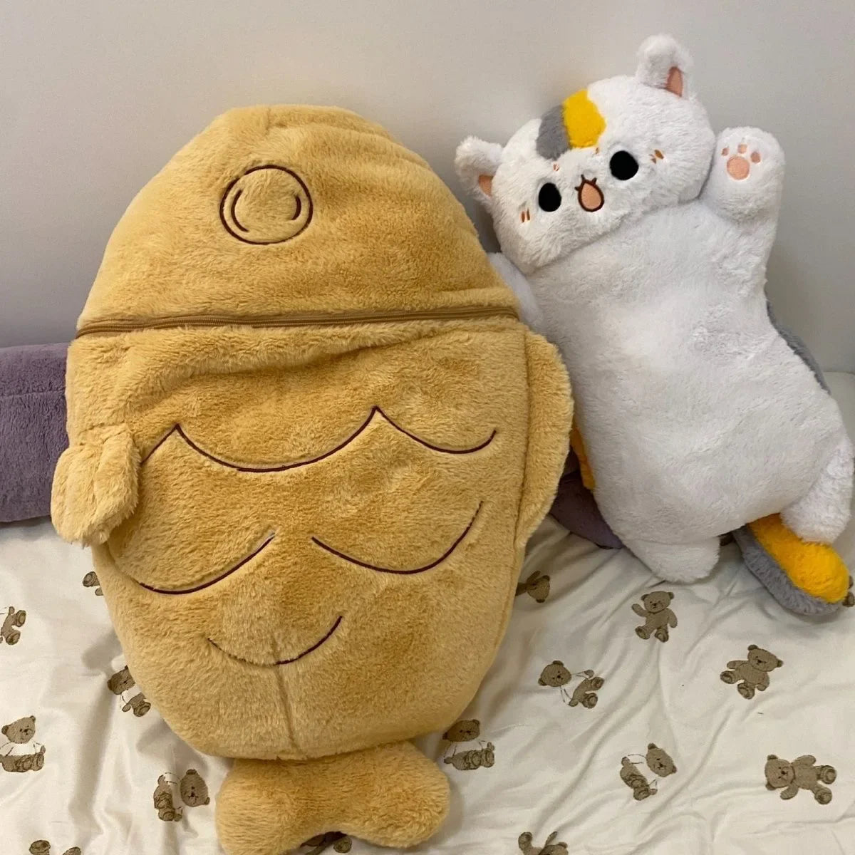 Cat Taiyaki Fish Plush