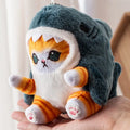 12cm Cat Shark / Shrimp Plush Keychain