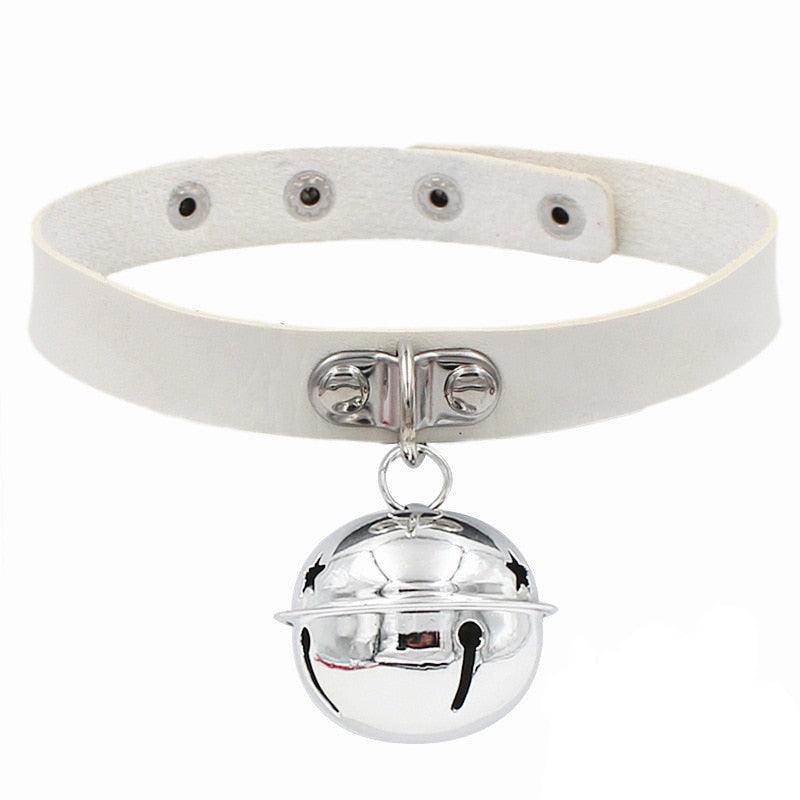 Colorful Bell Leather Chokers