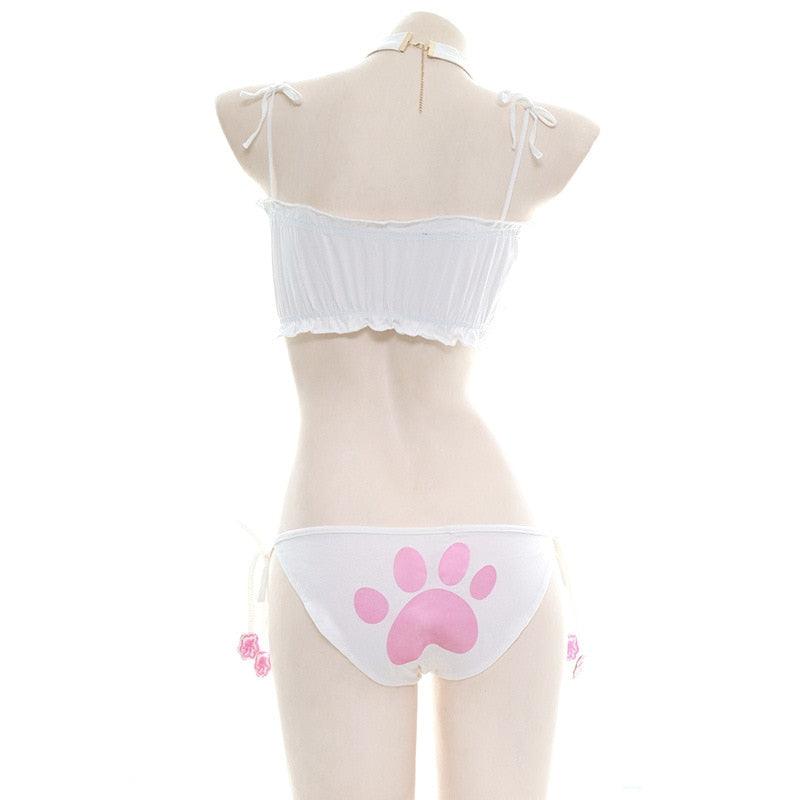 Cat Keyhole Swimsuit